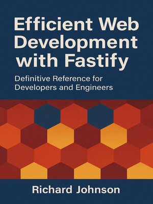 cover image of Efficient Web Development with Fastify